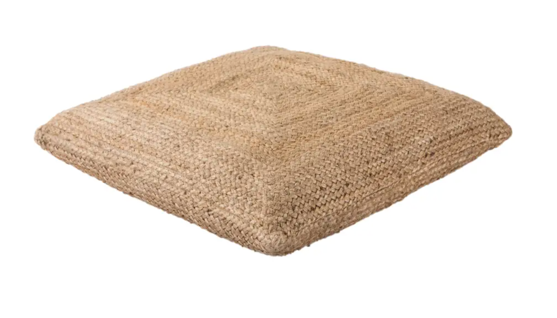 Nadia Woven Jute Floor Pillow