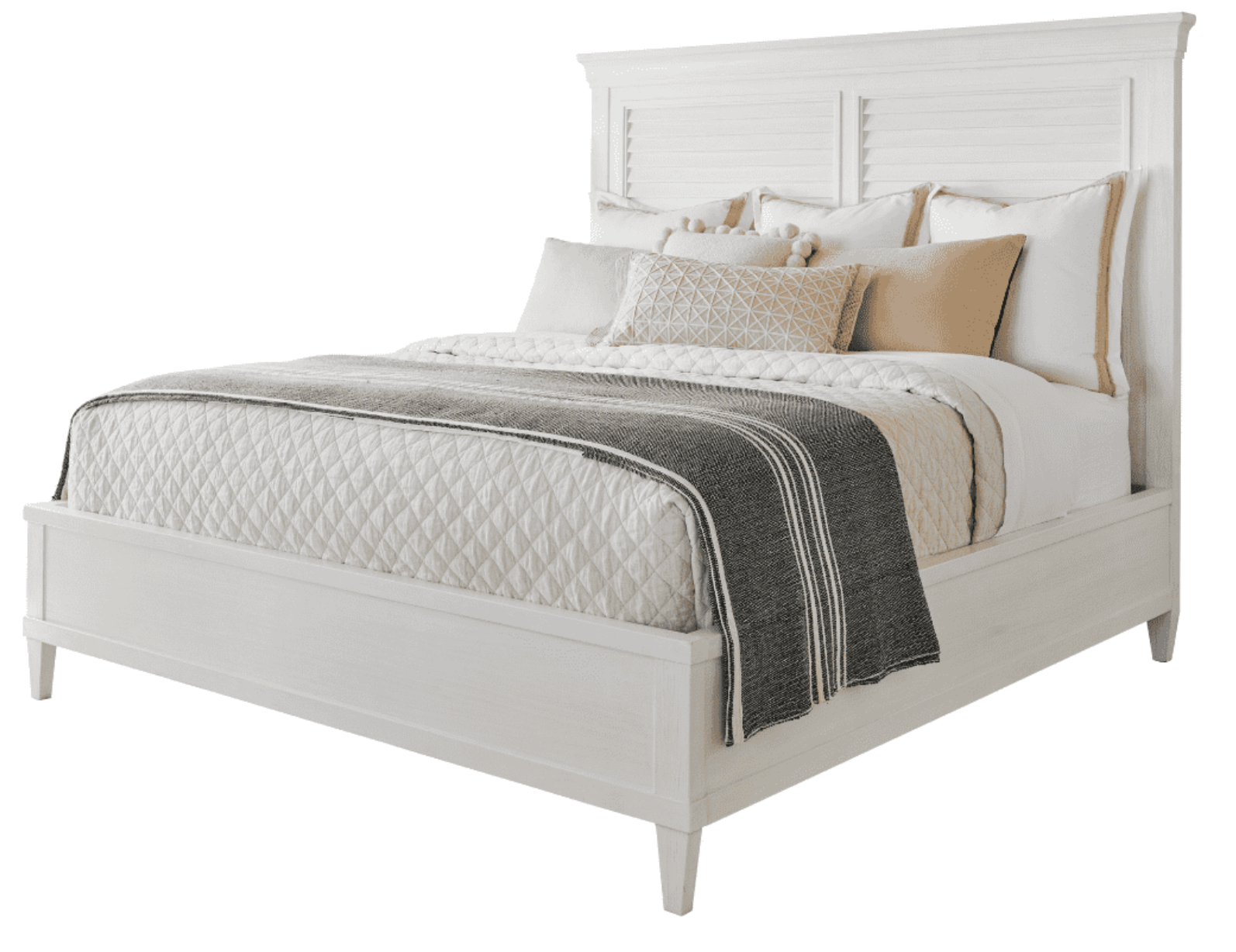 Balboa Isle King Louvered Bed