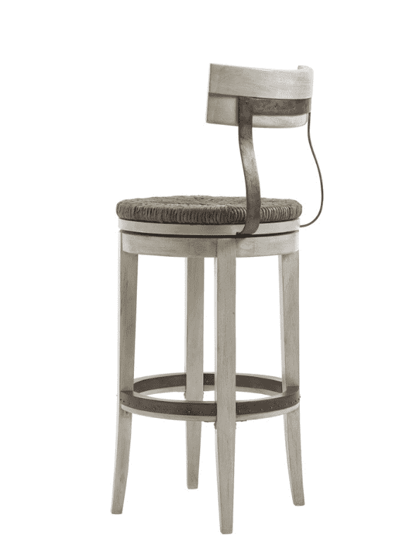 Beachside Swivel Counter/Bar Stool in Oyster