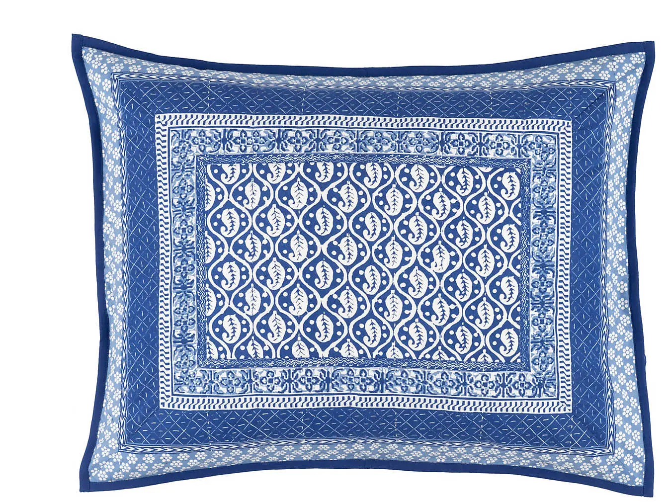 Batik Blue Sham