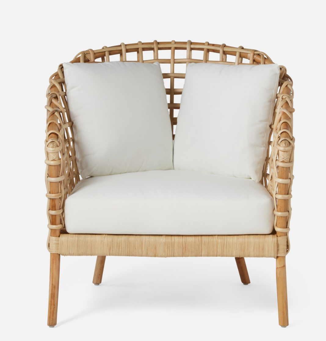 Brianna Rattan Accent Chair