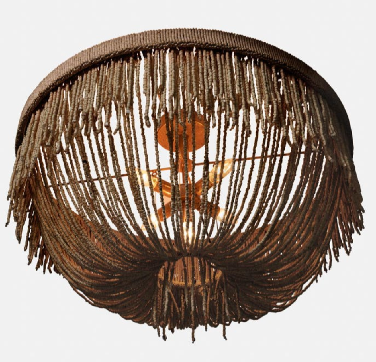 Le Carmen Coco Bead Chandelier - Dark Bronze