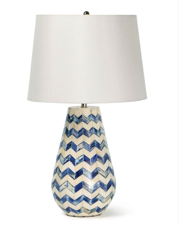 Cassia Chevron Table Lamp