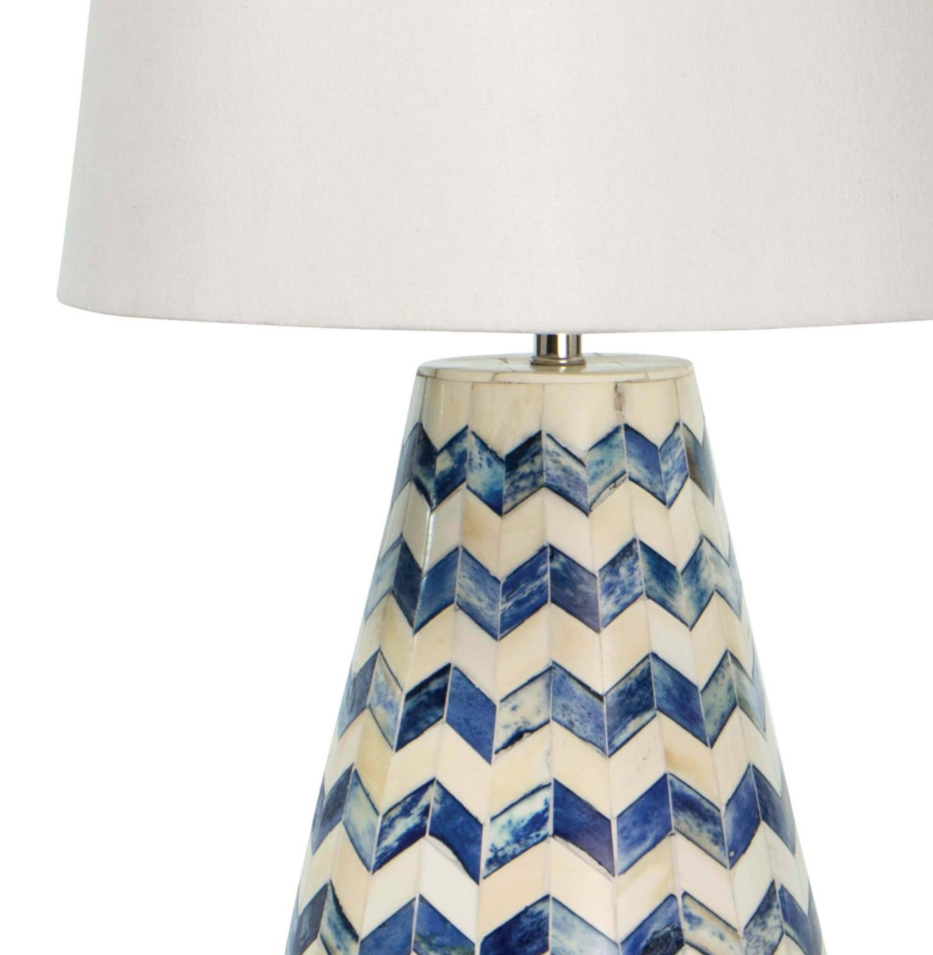 Cassia Chevron Table Lamp