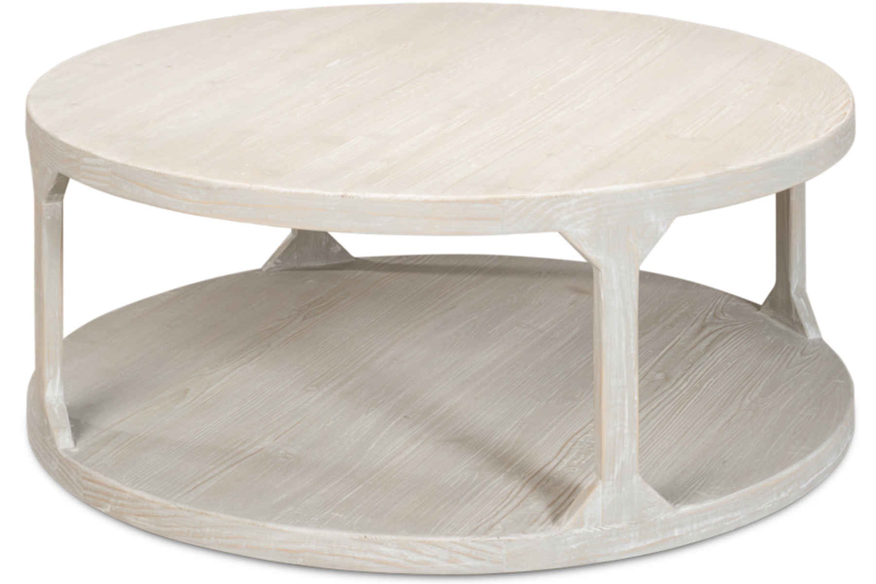 Drake's Shore Coffee Table - White Wash