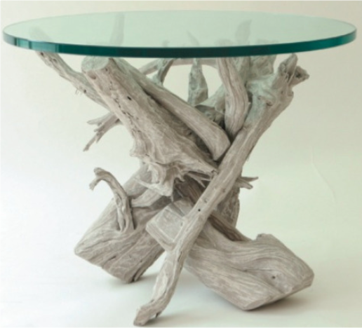 Hampton Driftwood Side Table Base