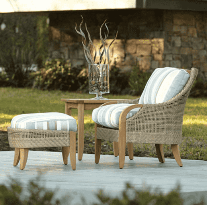 Eastern Shores Woven & Teak Outdoor Chair