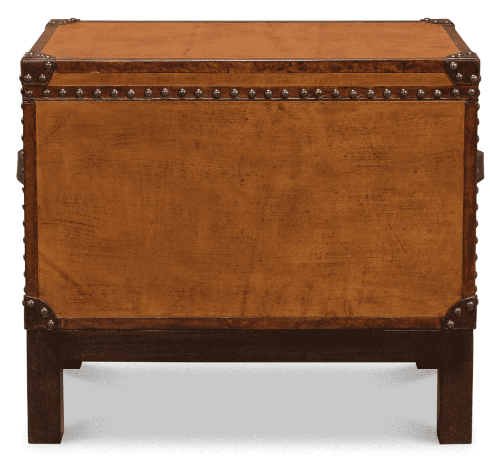 Fenwick Leather Box Side Table