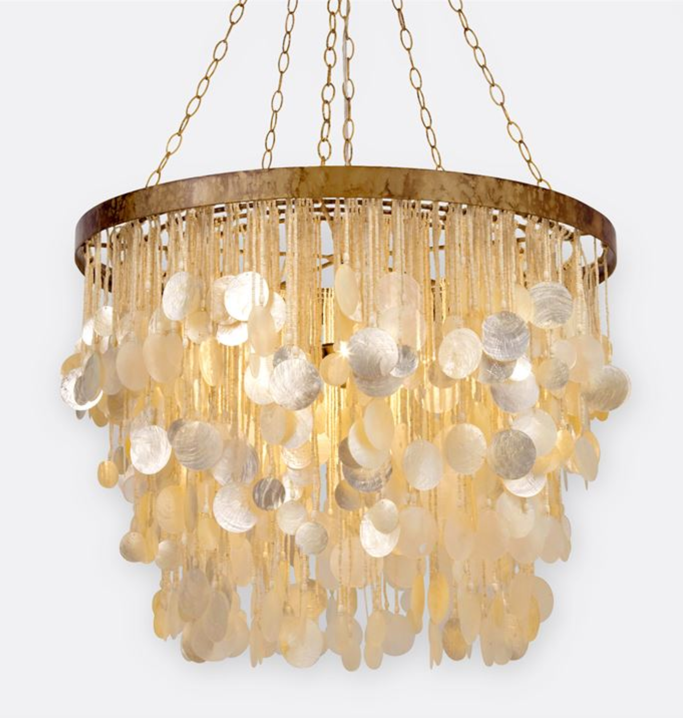 Shira Capiz Shell Chandelier