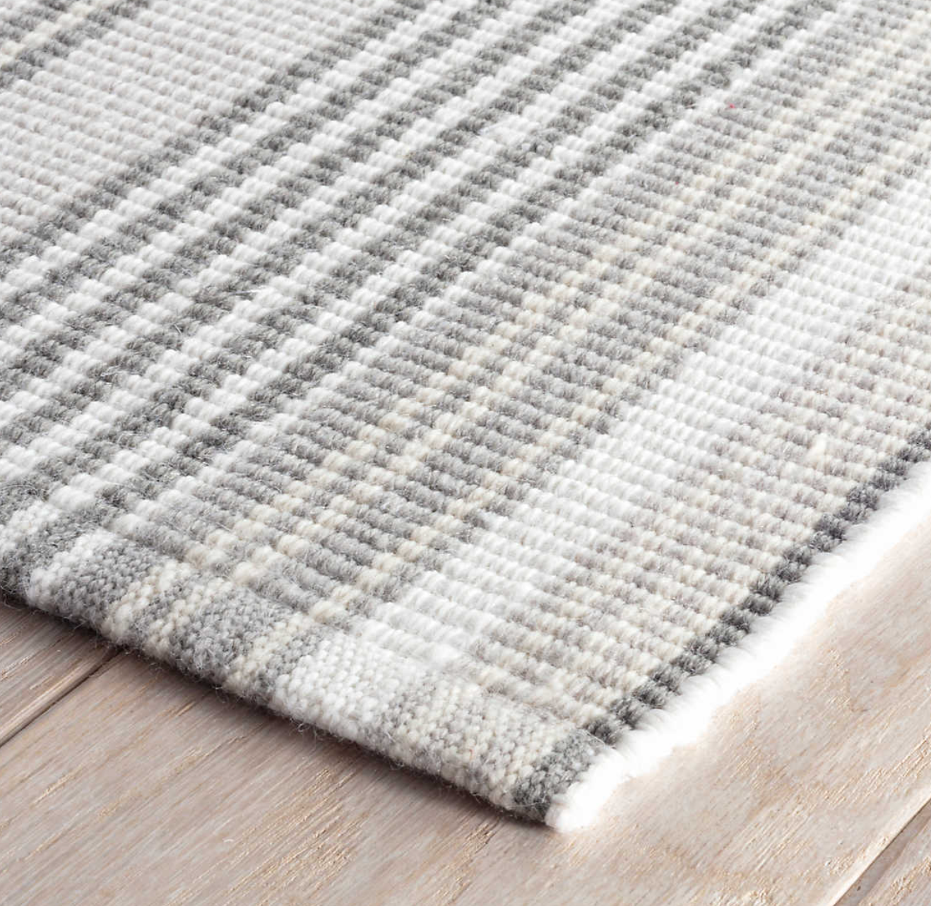 Gradation Ticking Indoor/Outdoor Rug