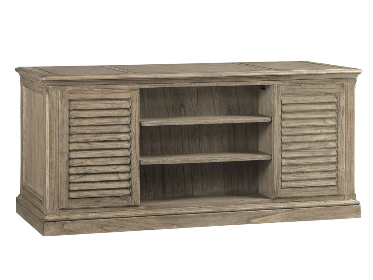 Hamlin Gray Driftwood Executive Desk