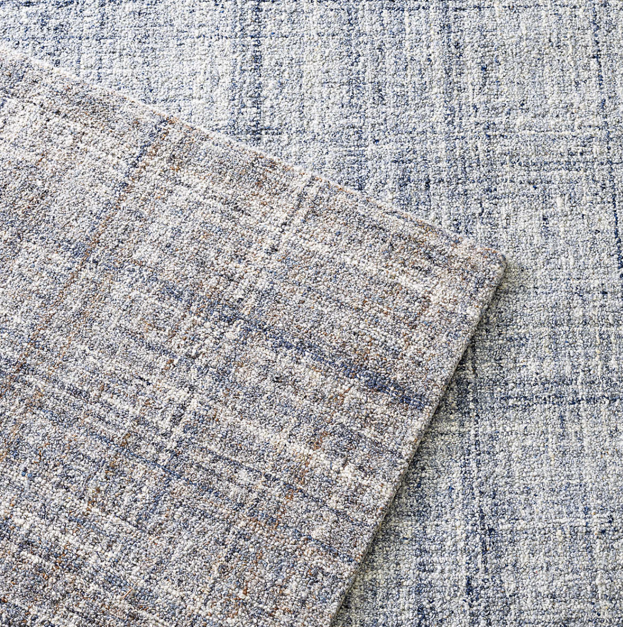 Harris Wool Rug - Blue &  Brown