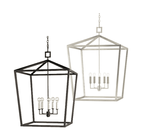 Haverhill Black Wrought Iron Lantern - Multiple Sizes