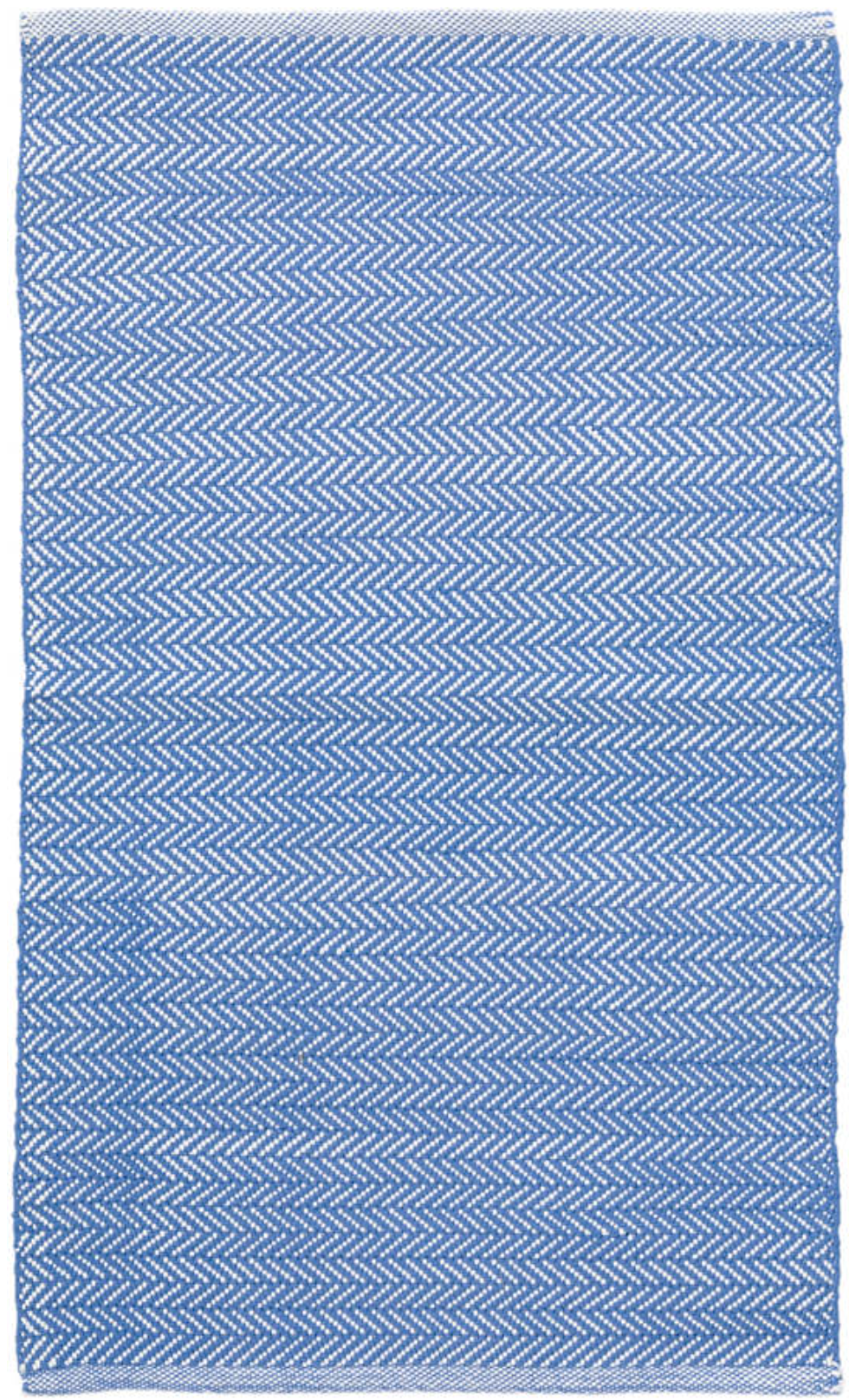 Herringbone Indoor/ Outdoor Rug - French Blue