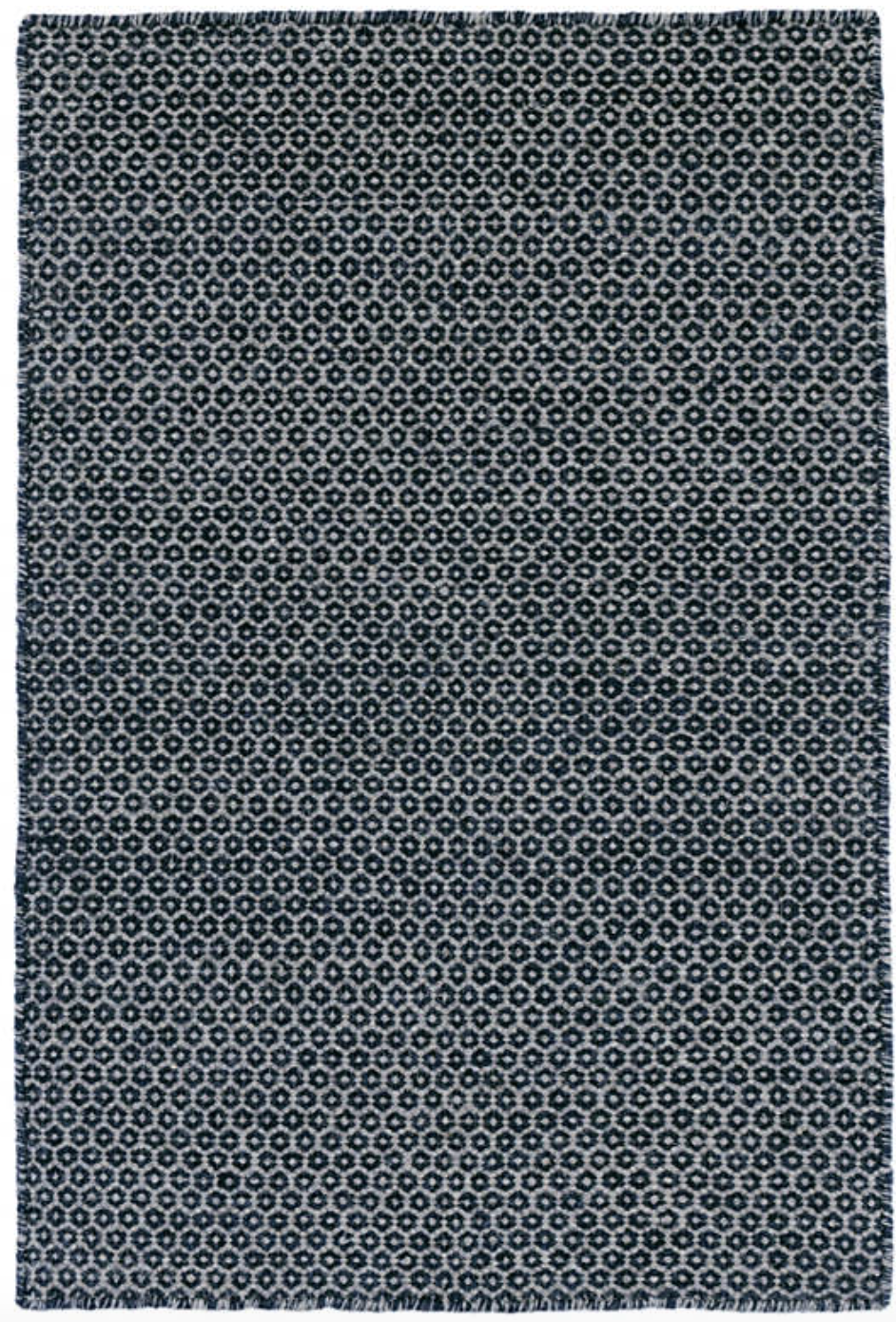 Honeycomb Indigo/Grey Woven Rug