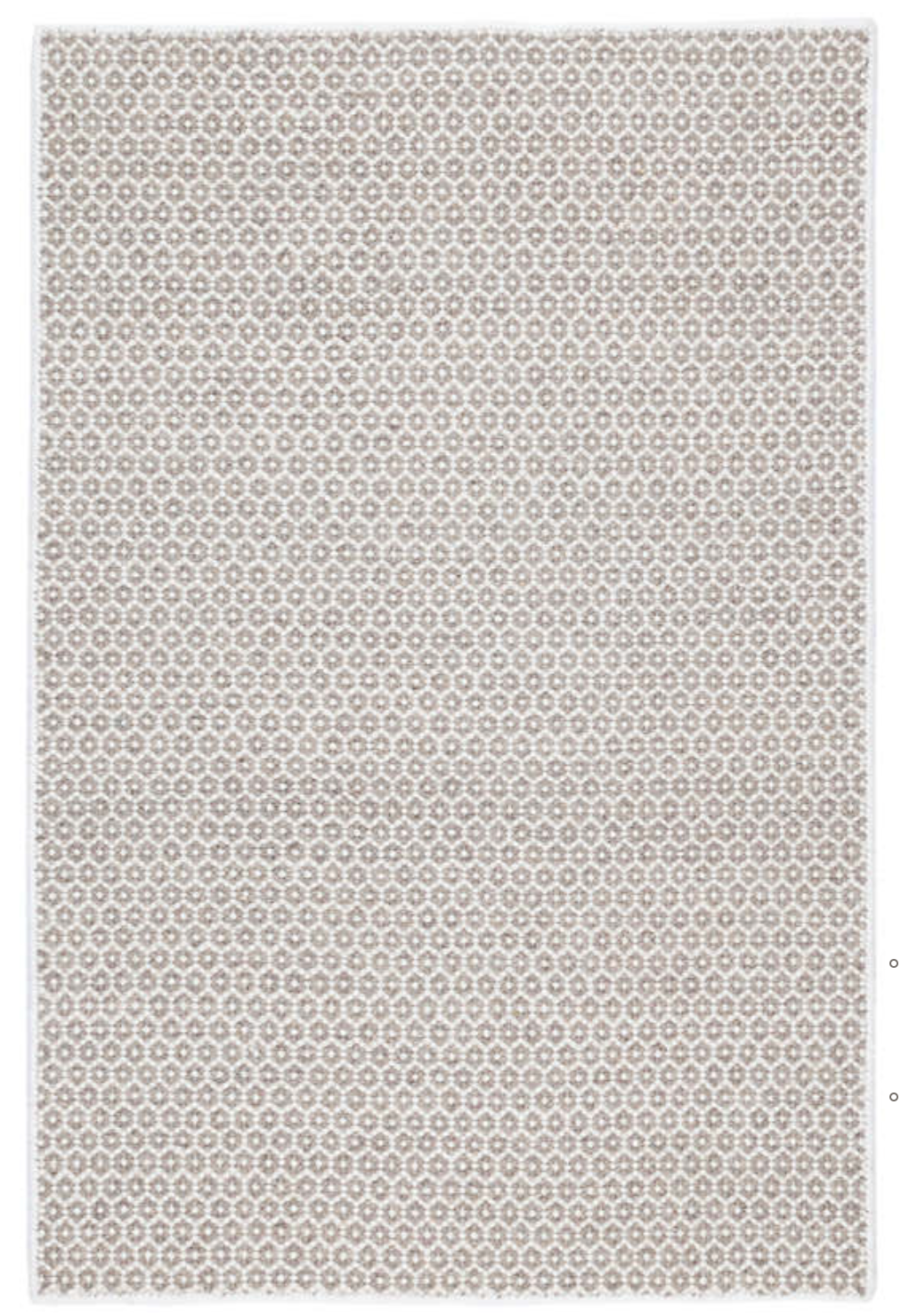 Honeycomb Ivory/Grey Woven Rug