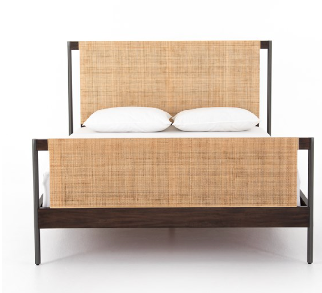 Mara Vista Iron & Cane Bed - Two Sizes