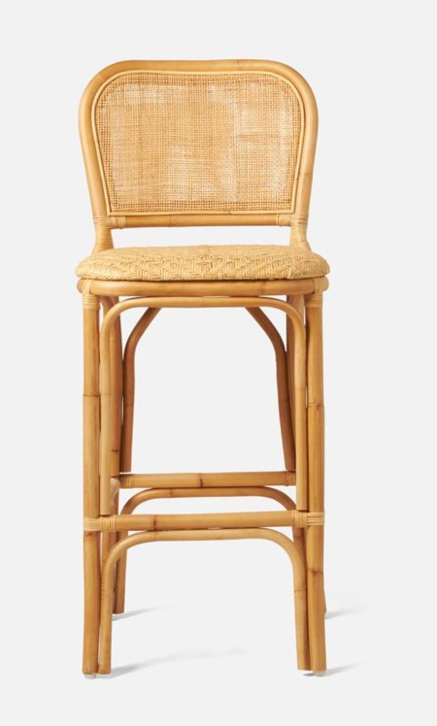 Tatum Woven Rattan Bar Stool