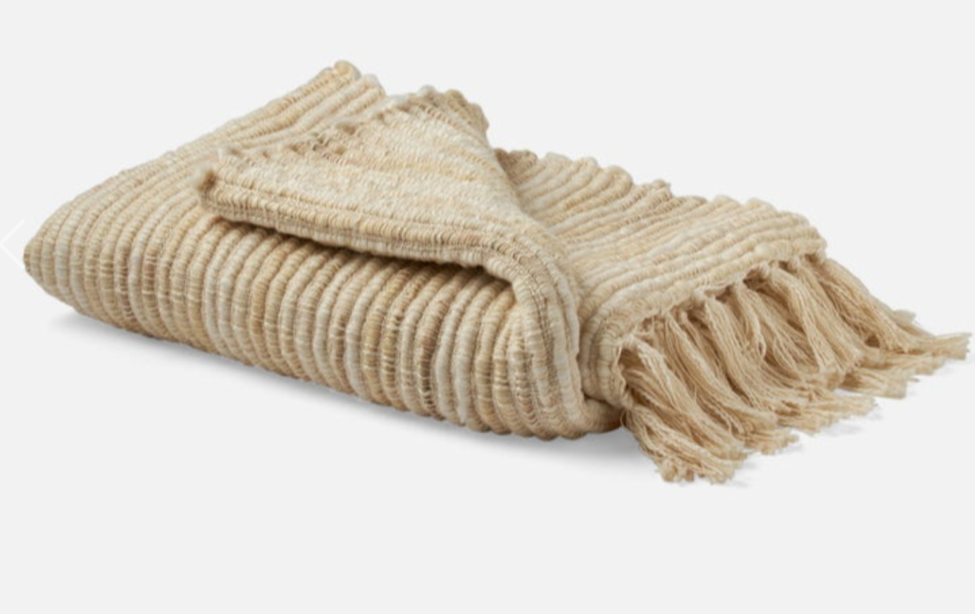 Juno Woven Throw - Natural