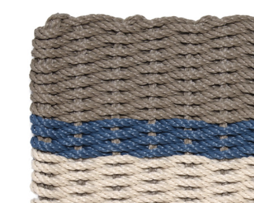 Rope Doormat - Kiawah Coastal Stripe