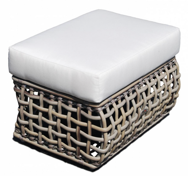 Dune Road Outdoor Ottoman With Cushion