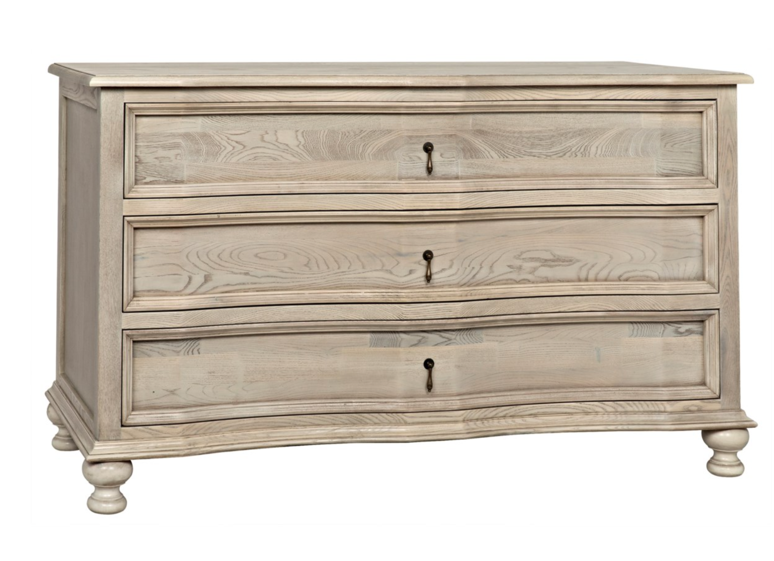 Laila Curved Front Three-Drawer Chest