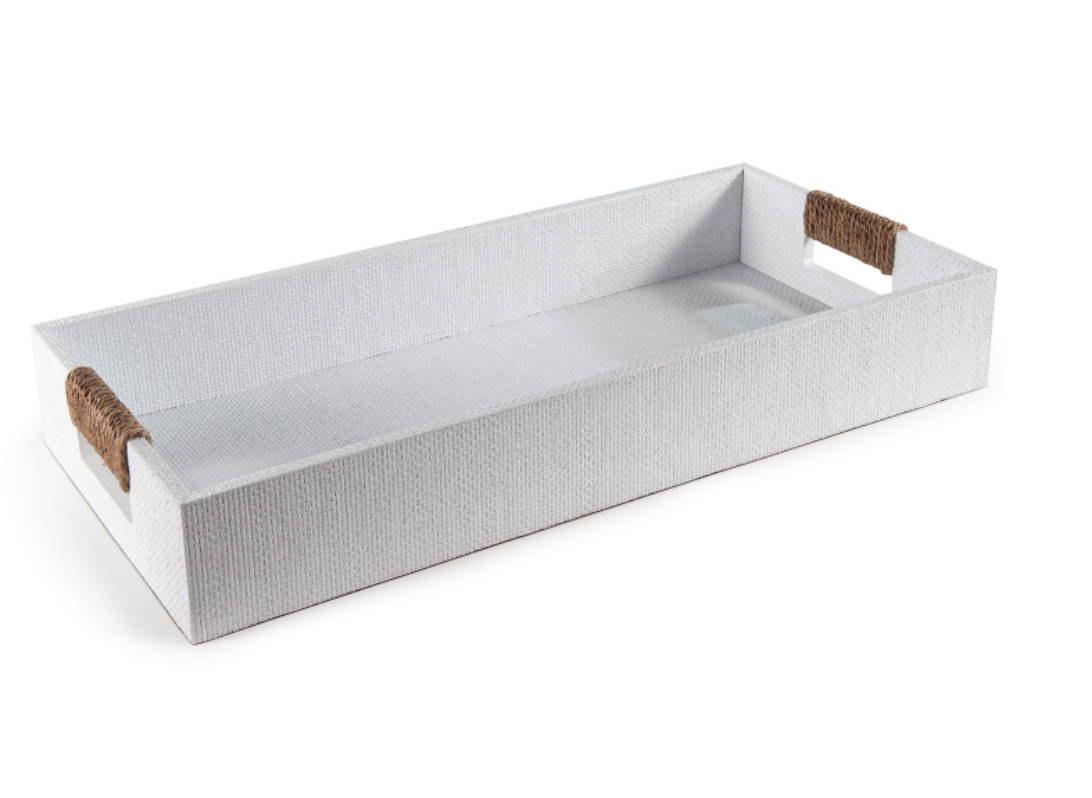 Logia Rectangle Tray Small - White