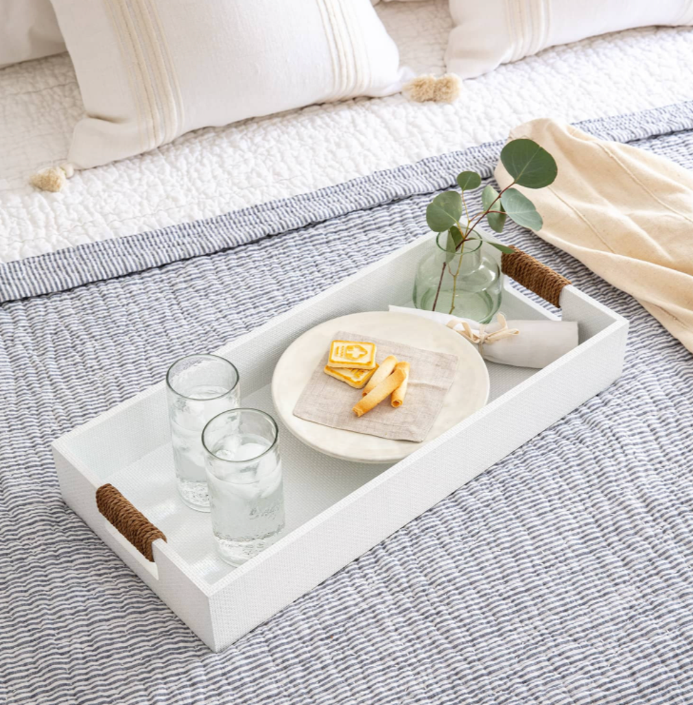 Logia Rectangle Tray Small - White