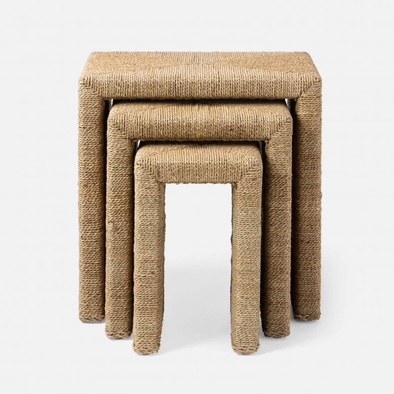 Marina Seagrass Nesting Tables