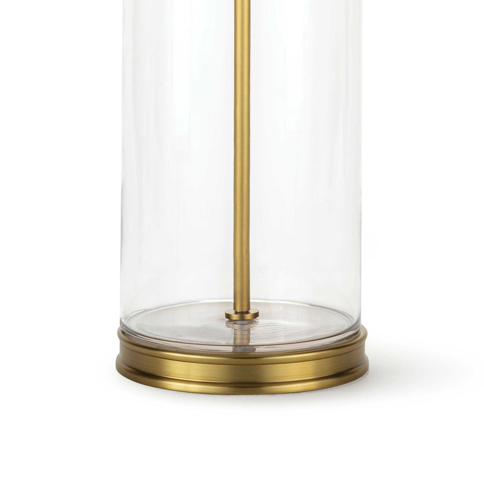 Magelian Glass Table Lamp - Brass