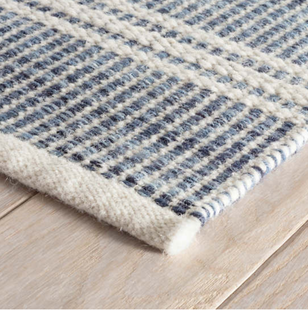 Malta Blue Wool Rug