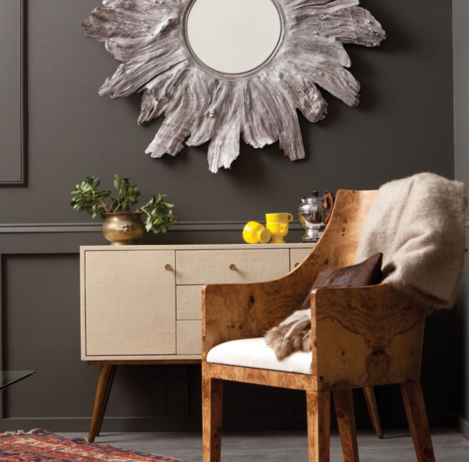 Mangrove Whitewashed Mirror - Two Sizes