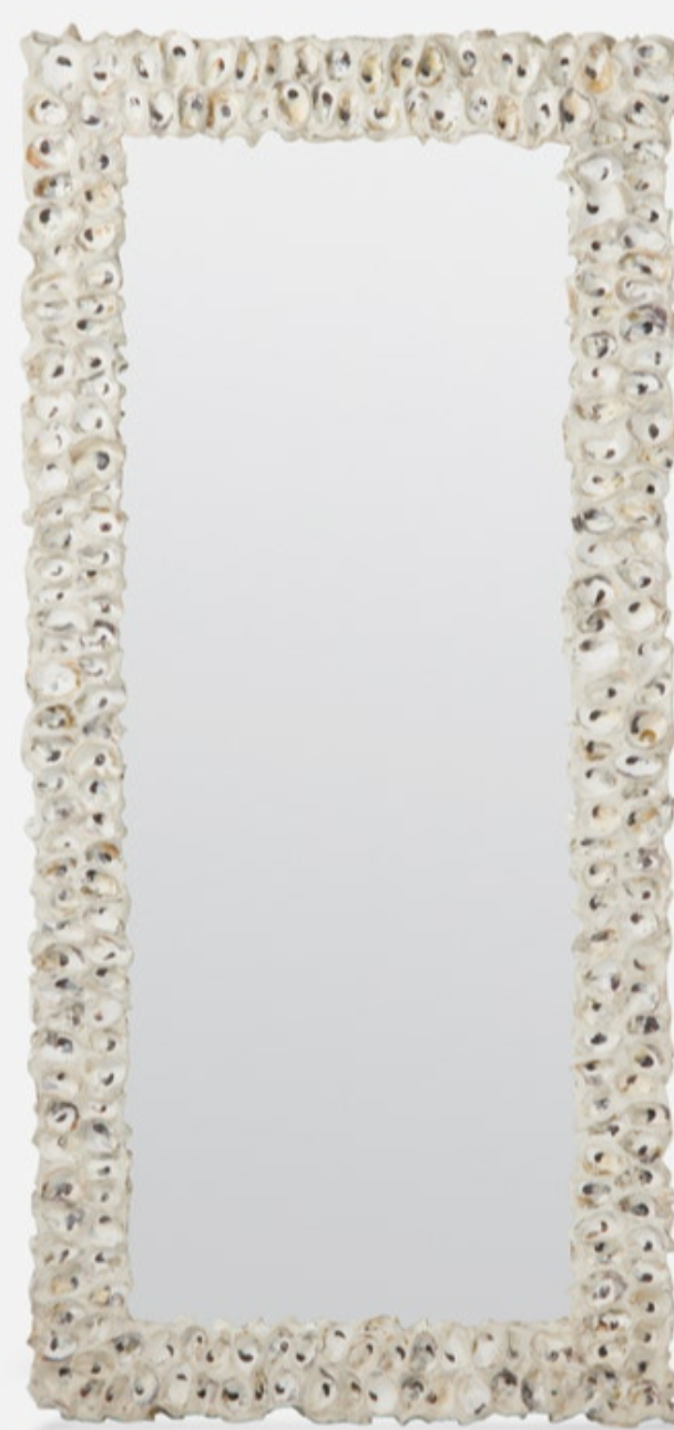 Bedford Rectangular Oyster Shell Mirror - Three Sizes