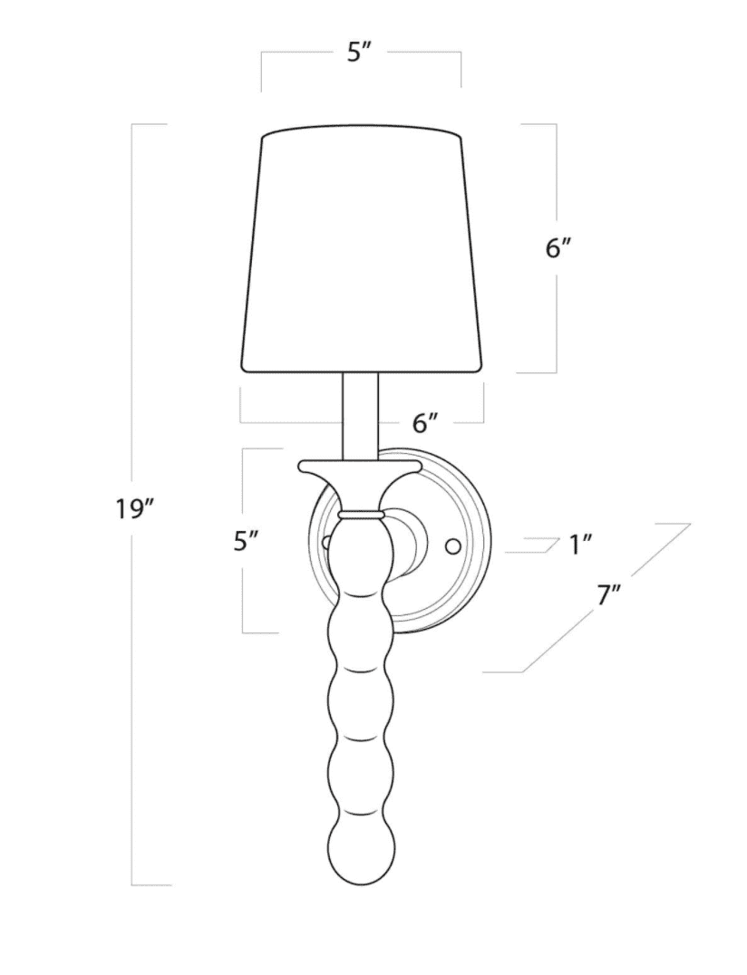 Perennial Sconce - White