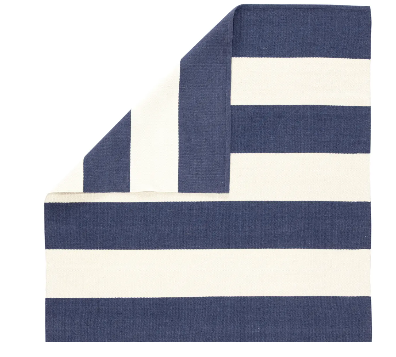 Remora Striped Indoor/Outdoor Rug - Indigo