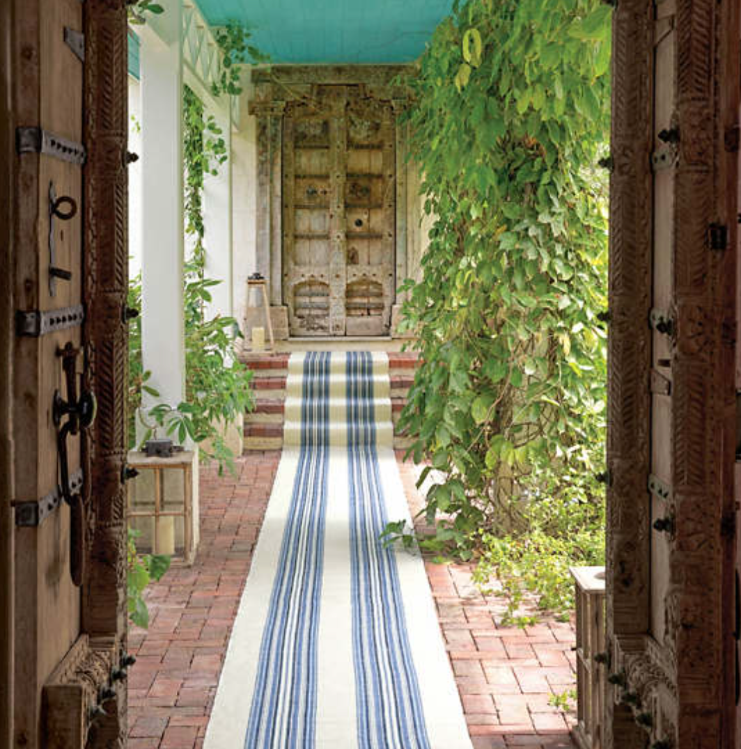 Road Runner Blue - Indoor/Outdoor Rug