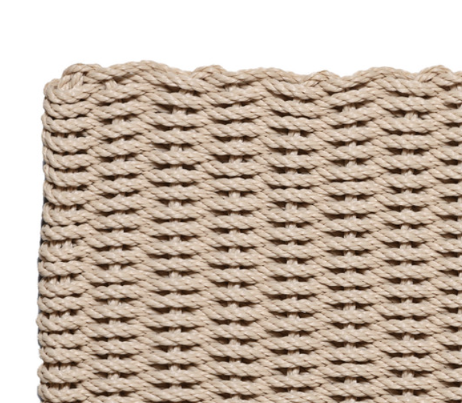 Rope Doormat - Palomino Tan Solid