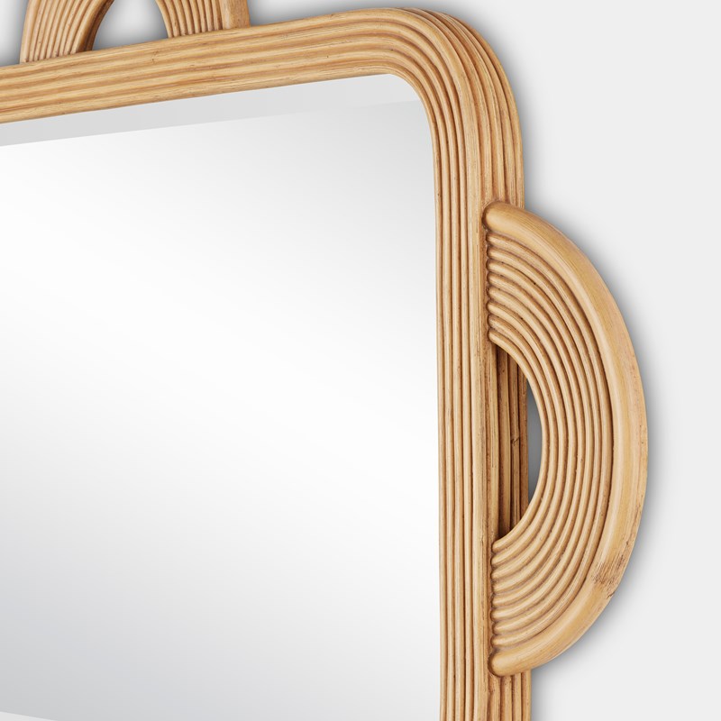 Samson Rectangular Mirror - Tan