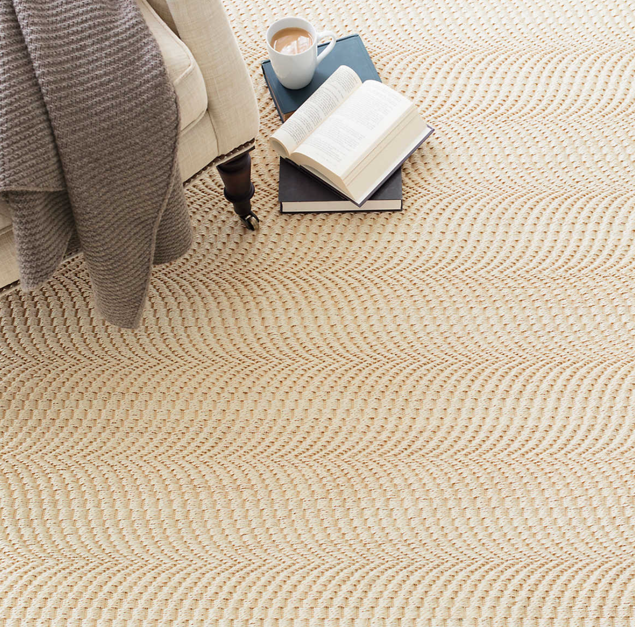 Wave Sand - Woven Sisal Rug