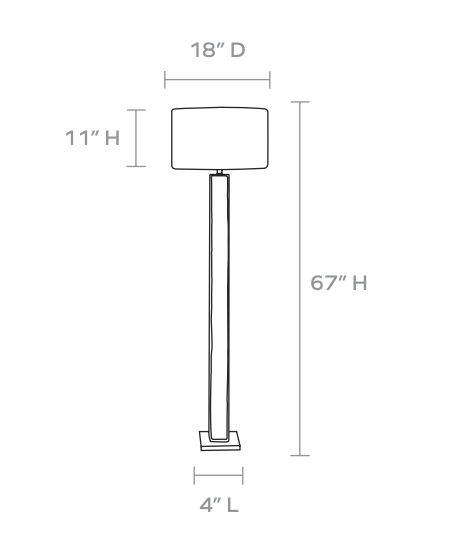 Sophia Shell Floor Lamp