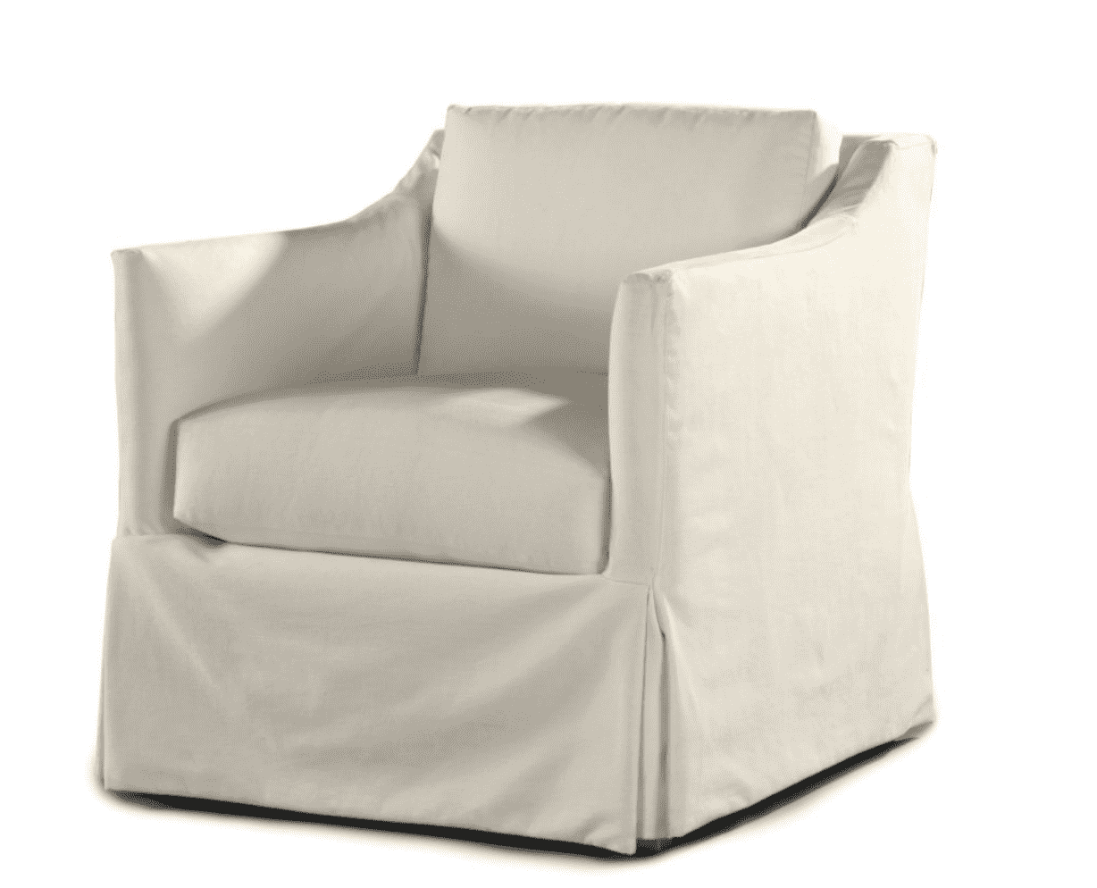 South Seas II Outdoor Slipcovered Swivel Lounge Chair