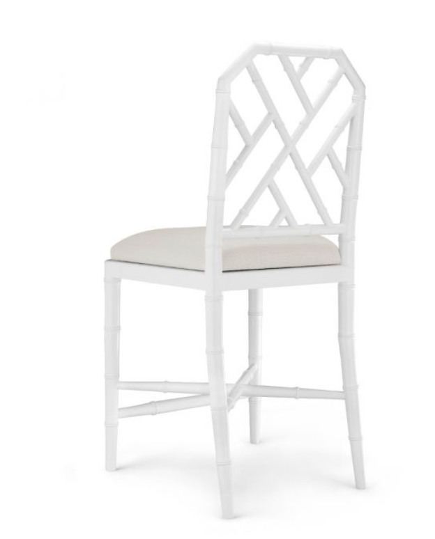 Leila Chippendale Counter Stool - Eggshell White