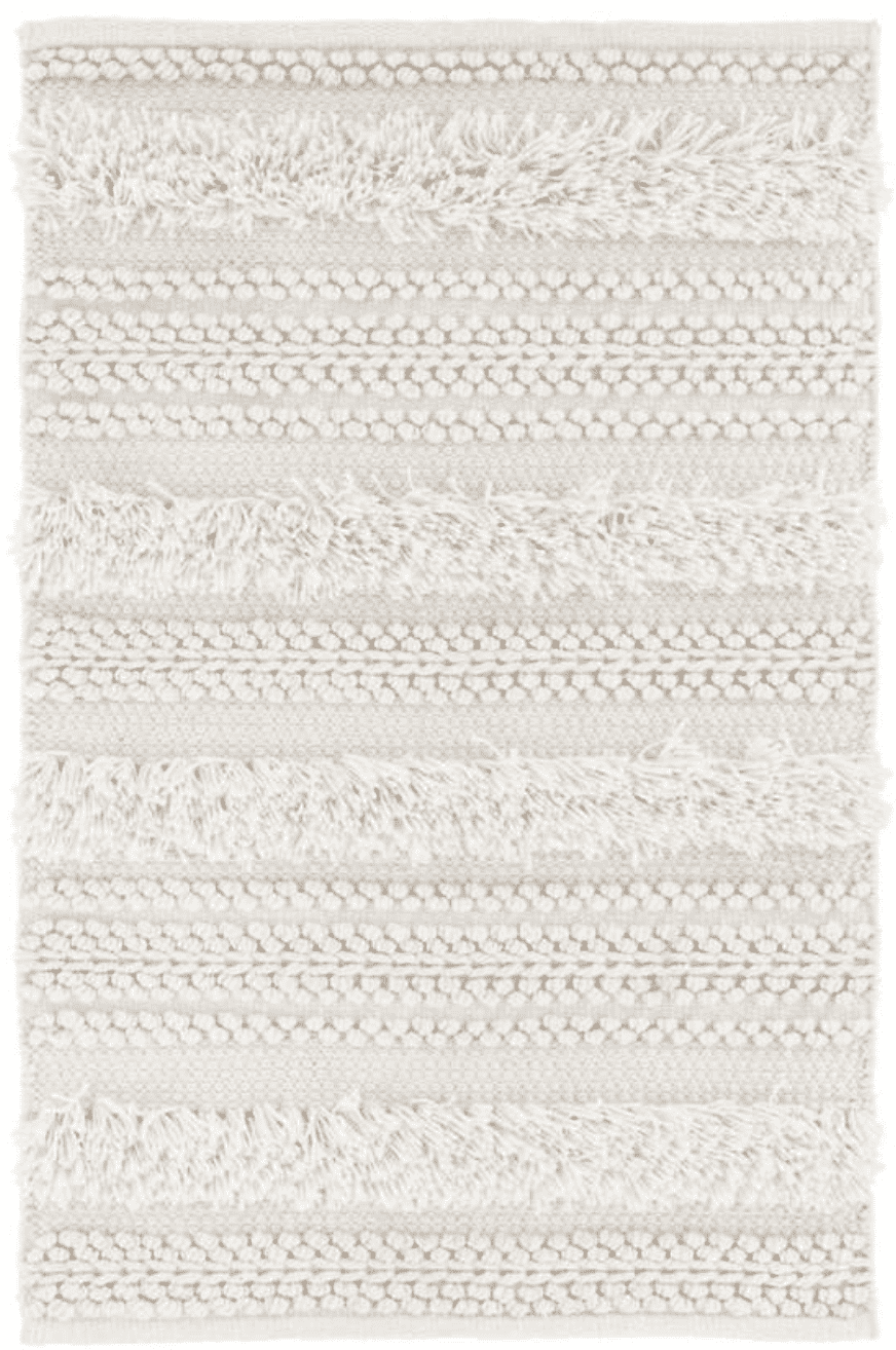 Zhara Striped Ivory - Indoor/Outdoor Rug