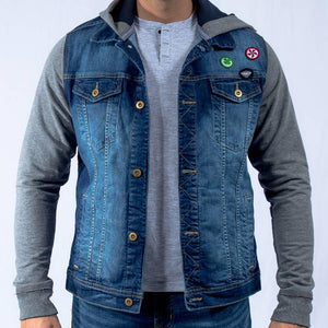 chamarra jeans hombre