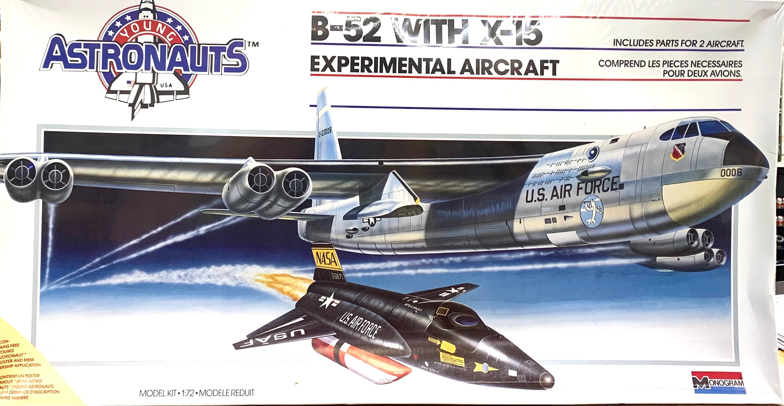 B-52 with X-15 Experimental Aircraft, 1/72 1987 Issue – J-BarHobbies