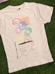 When we feel young graphic printed on Artblot T-Shirt.