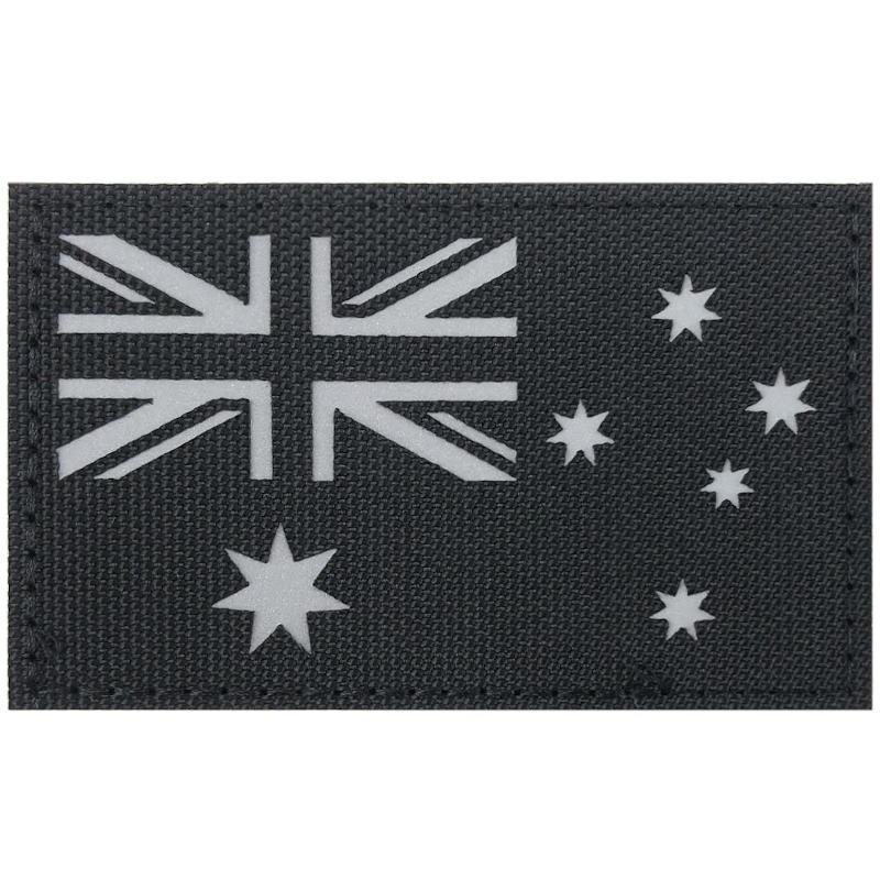 lineær bundt Kilauea Mountain Australia Flag Black IR Patch - Army & Outdoors United States
