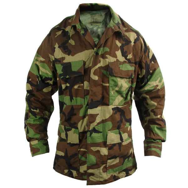 U.S. G.I. Woodland Camo BDU Coat - New Unused – Army Navy Marine Store