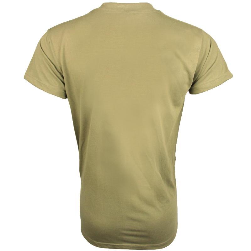 US Army Khaki Moisture Wicking T-Shirt - Army & Outdoors United States
