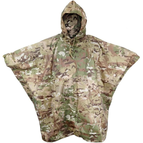 French Olive Drab Rain Poncho